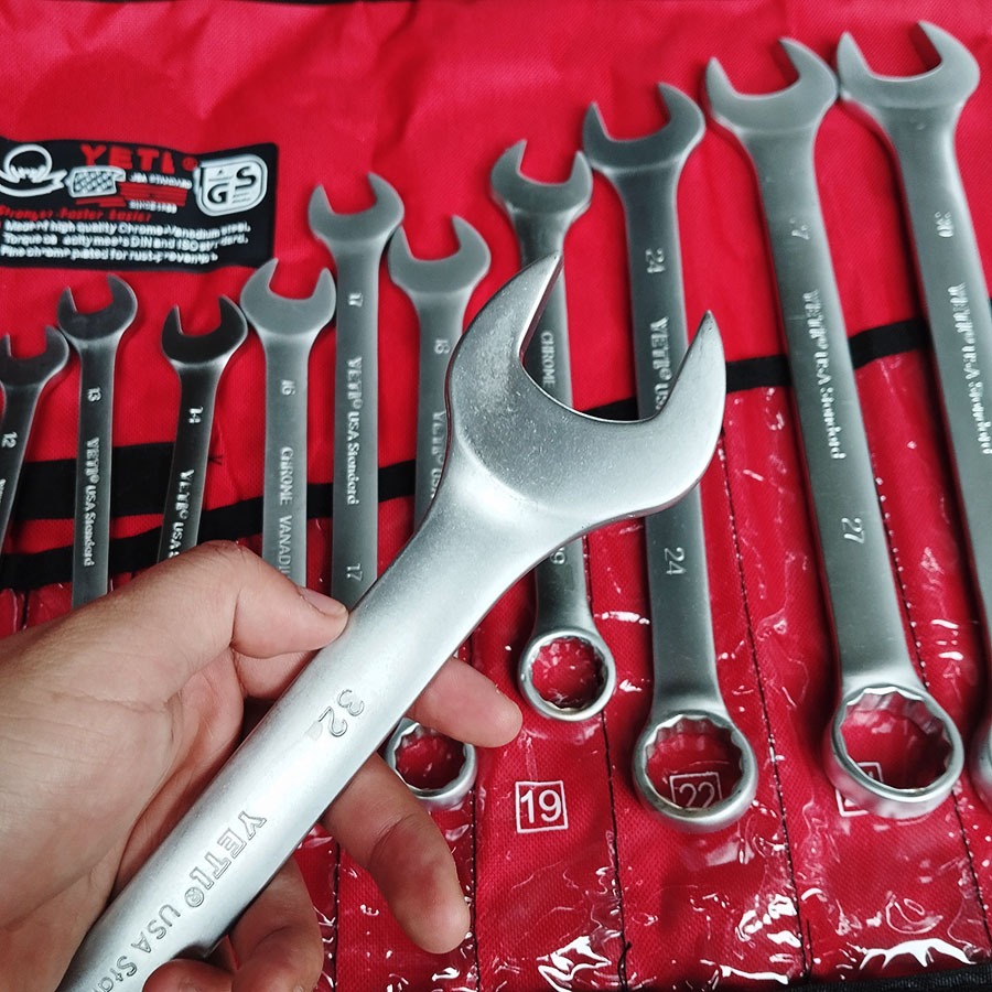 Bộ Cờ Lê Vòng Miệng YETL Chính Hãng 14 chi tiết Tiêu Chuẩn Mỹ