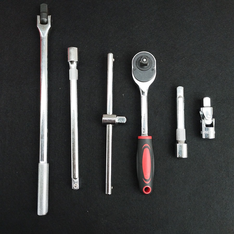 Bộ Đầu Tuýp Khẩu 24 chi tiết TOP Tiêu Chuẩn Đức Tthép CR-V hệ 1/2 In