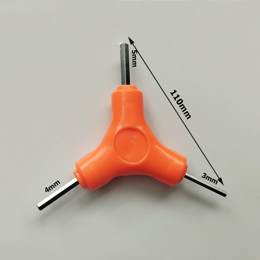 Cây Lục Giác 3 đầu - Lúc Giác Chữ Y 3 Trong 1 Các Cỡ 3 4 5 6 8mm