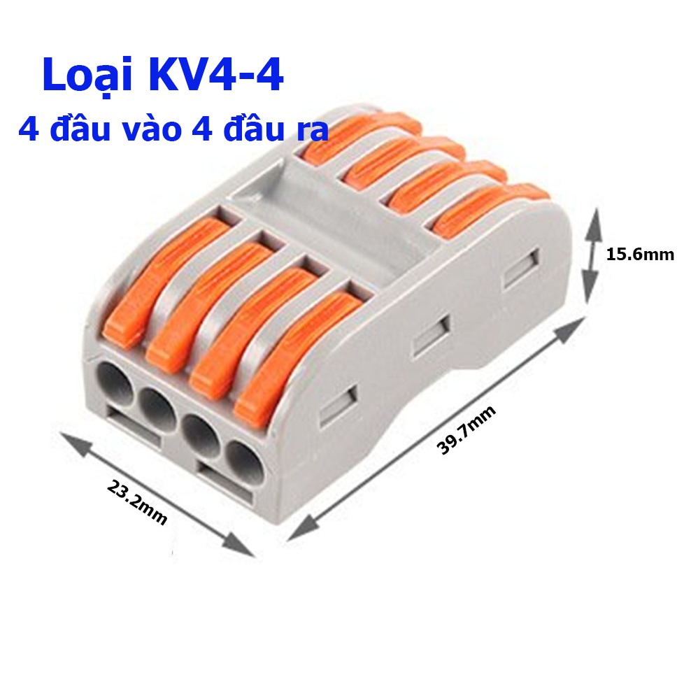 Cút nối dây điện nhanh Kẹp giắc KV212 KV214 KV111 2