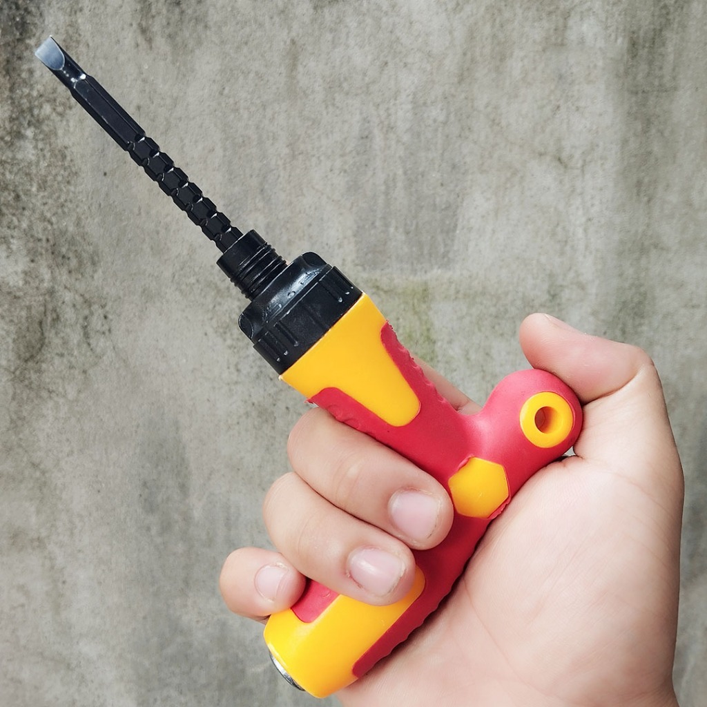 Các Loại Tua Vít Tự Động Đảo Chiều, Trợ Lực - Tô Vít 2 Đầu Từ tính Cán Bọc Cao Su