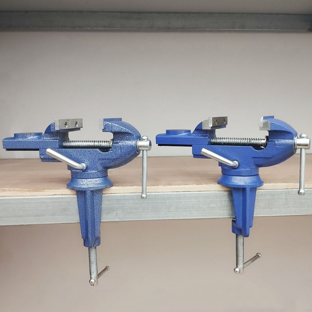 Ê Tô Kẹp Bàn Mini Mâm Xoay 360° YDC | Gang Đúc Bền Bỉ