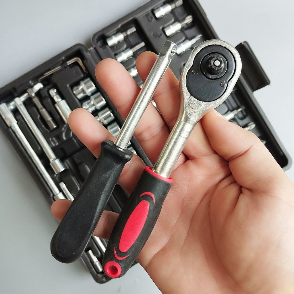 Bộ Dụng Cụ Sửa Chữa Đa Năng 46 Chi Tiết Hệ 1/4''