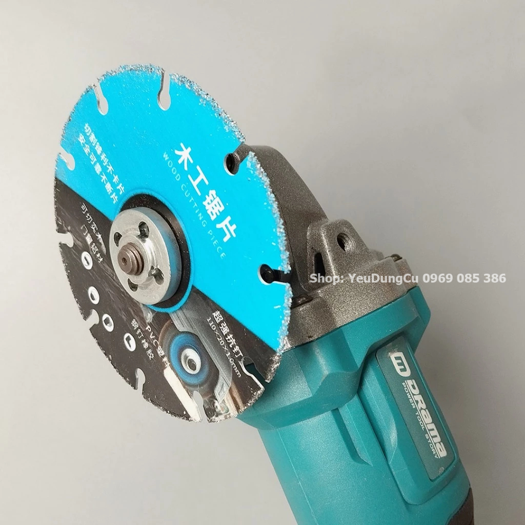 Lưỡi Cưa Gỗ Chống Sốc 110mm - Đĩa Cưa Gỗ An Toàn Lắp Cho Máy Mài Góc