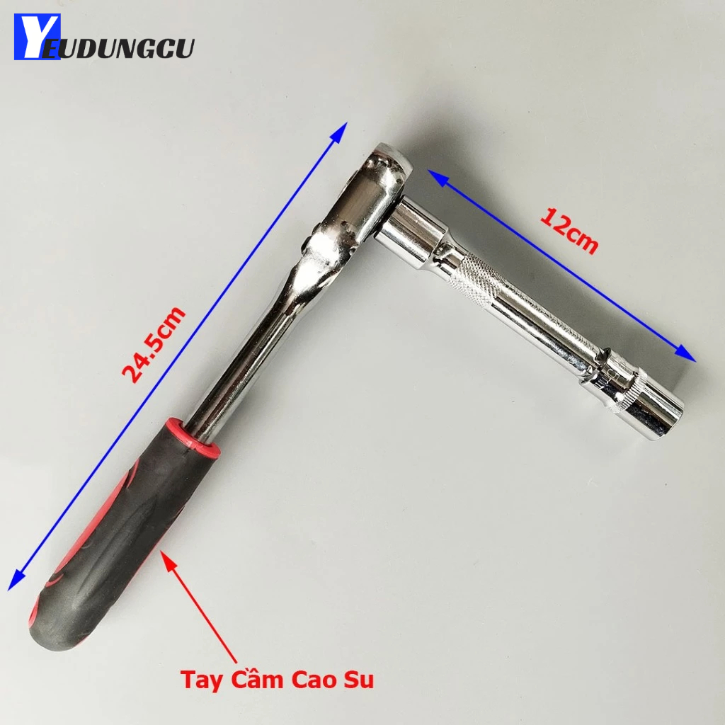 Bộ Khẩu SOCKET Gồm 12 Chi tiết từ 8 - 24mm Hệ 1/2 và 1/4