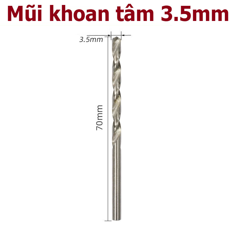 Mũi khoan doa âm vít gỗ 2 tầng - Thép HSS4341