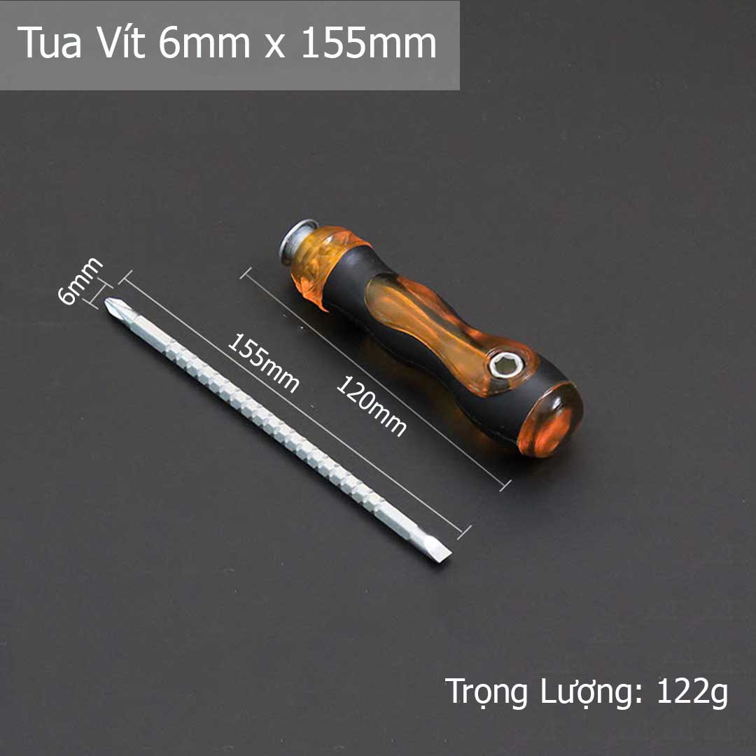 Các Loại Tua Vít Tự Động Đảo Chiều, Trợ Lực - Tô Vít 2 Đầu Từ tính Cán Bọc Cao Su