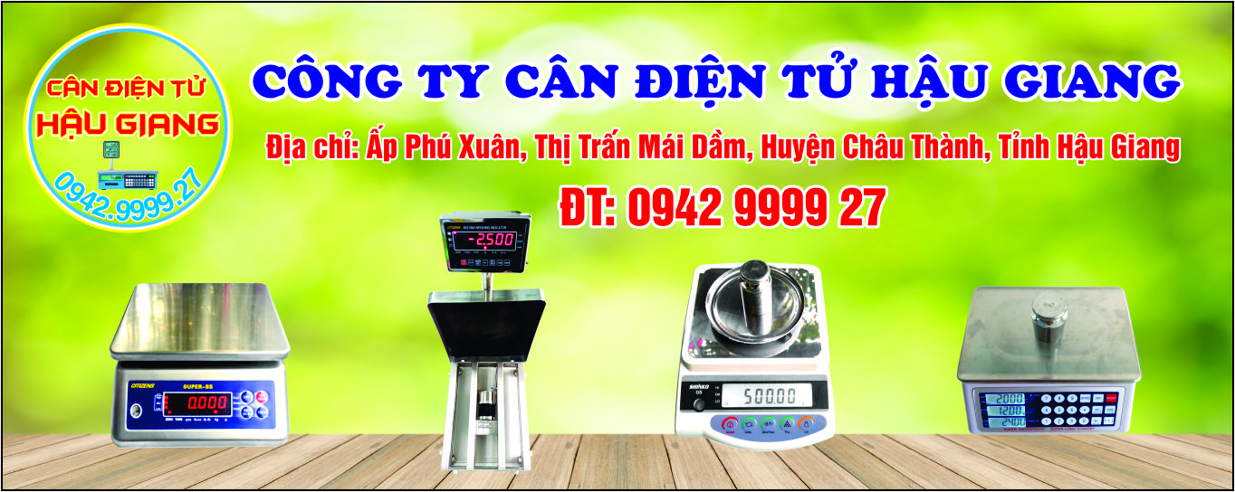 Công ty TNHH sản xuất và thương mại cân điện tử Hậu Giang