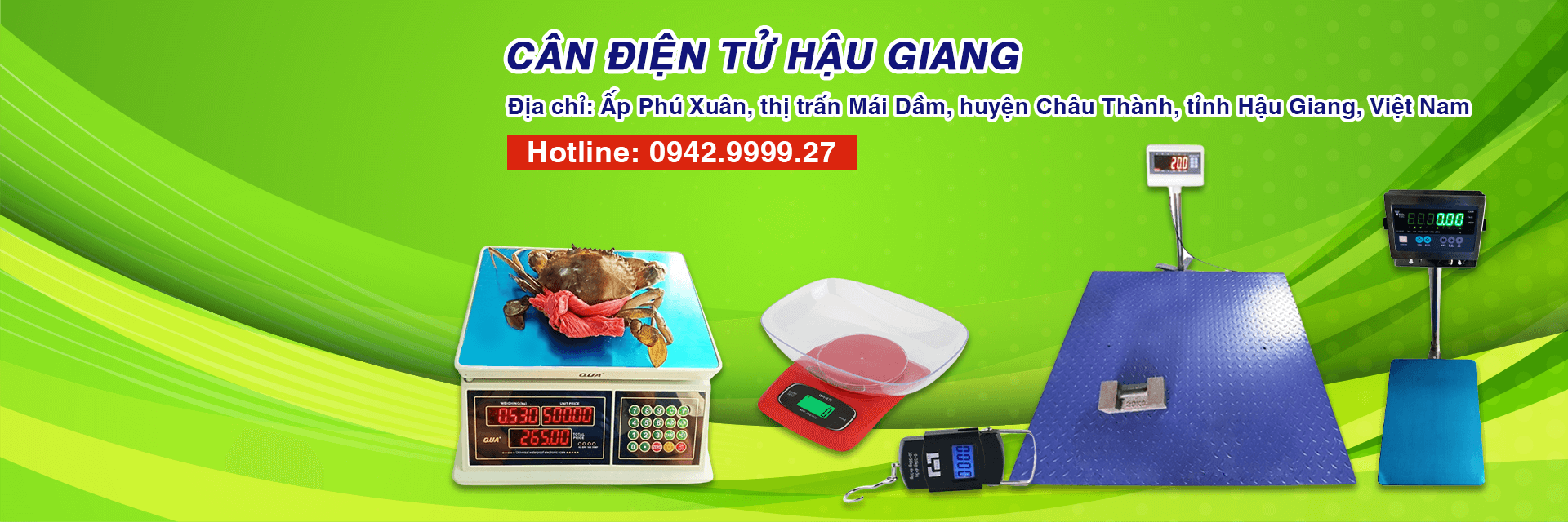 Công ty TNHH sản xuất và thương mại cân điện tử Hậu Giang