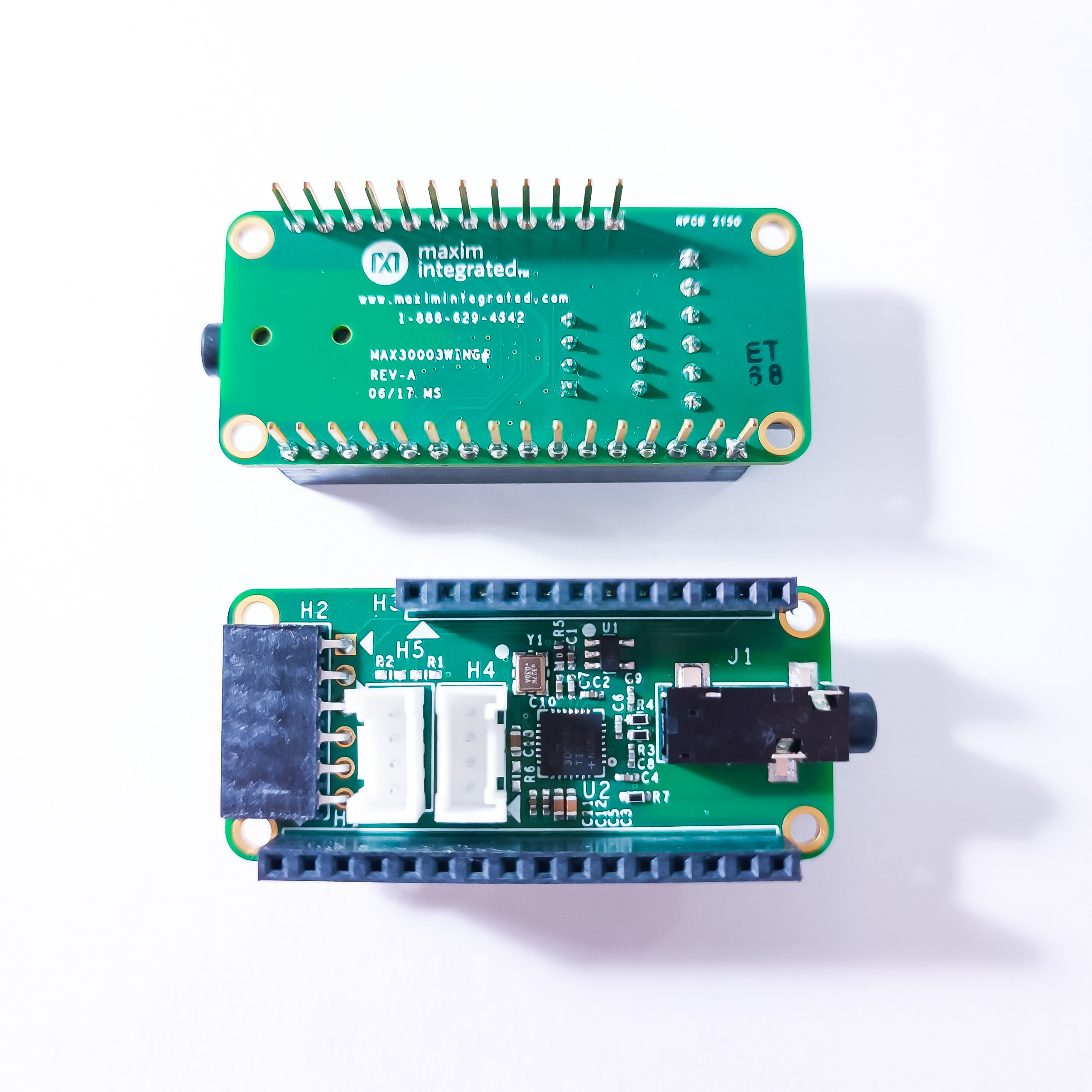 Board phát triển tiềm năng điện sinh học MAX30003WING (Maxim)