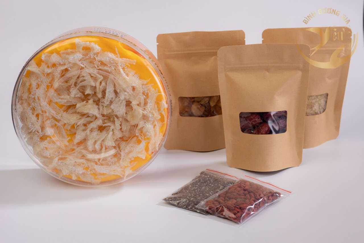 Yến sạch xếp hộp