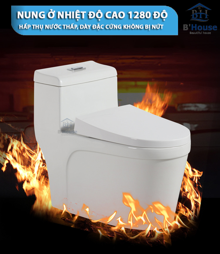 Bồn Cầu Liền Khối BC 808