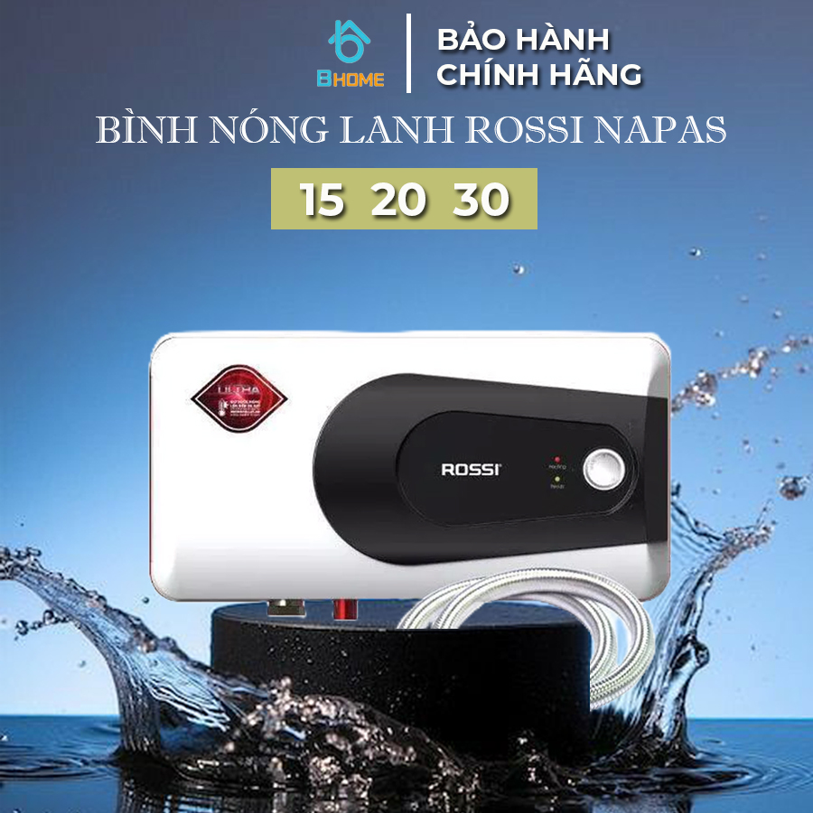 Bình nóng lạnh Rossi Napas RNA ngang