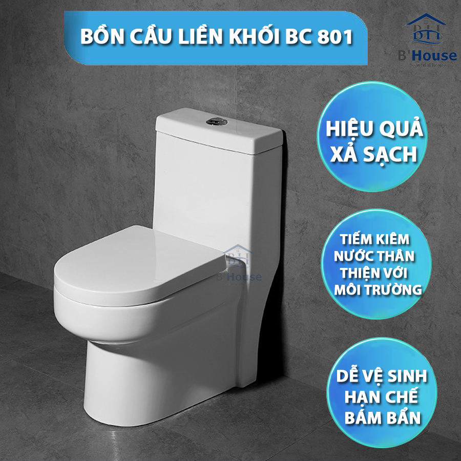 Bồn Cầu Liền Khối BC 801