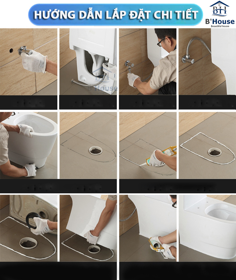 Bồn Cầu Liền Khối BC 801