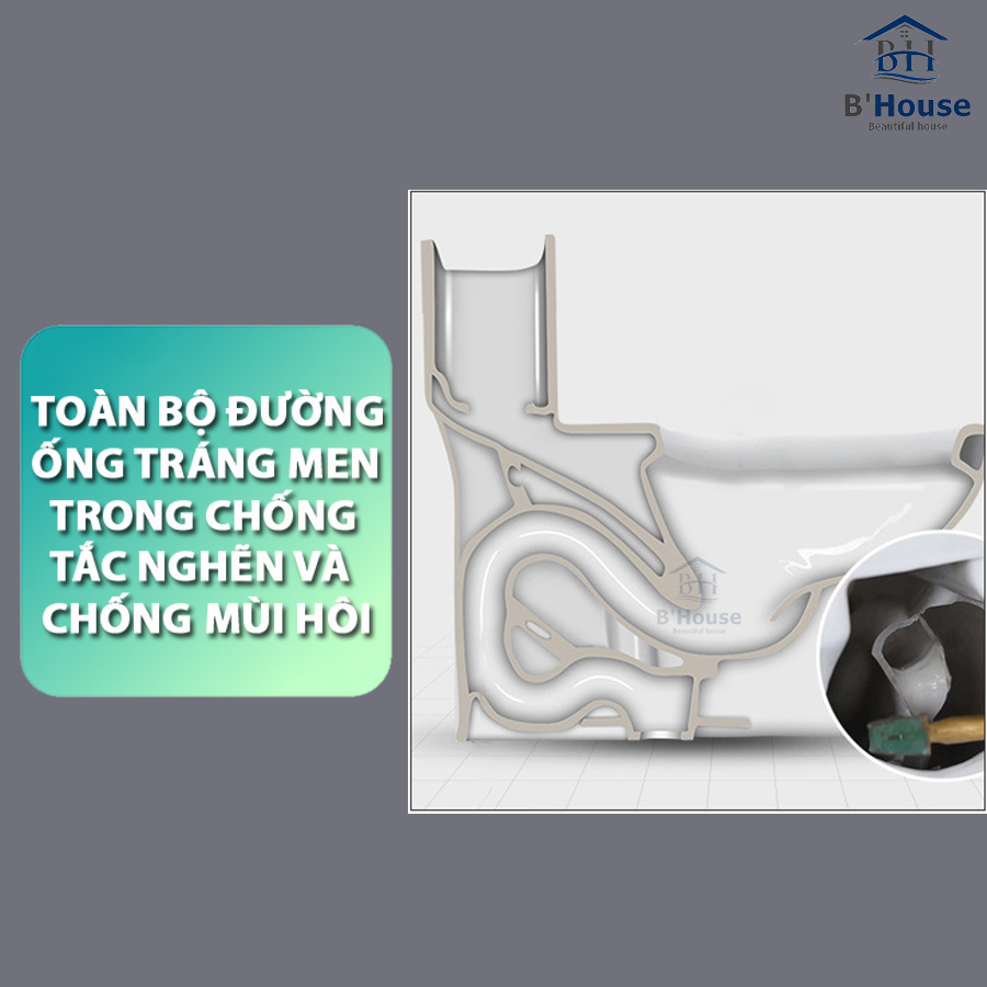 Bồn Cầu Liền Khối BC 801
