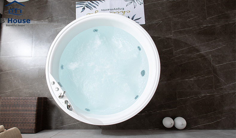 Bồn Tắm Massage Tròn Bồn Tắm Tròn Gắn Massage 01
