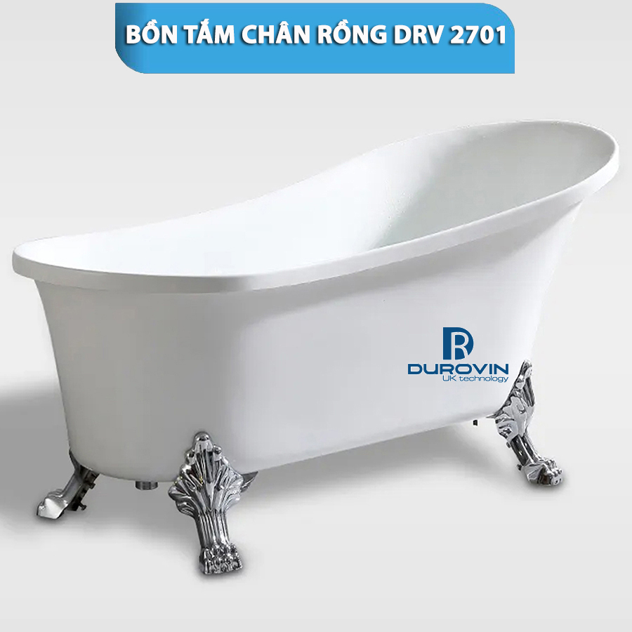 Bồn Chân Rồng Đầu Cao Thấp DRV-2701 – Sự Lựa Chọn Sang Trọng Cho Phòng Tắm Của Bạn