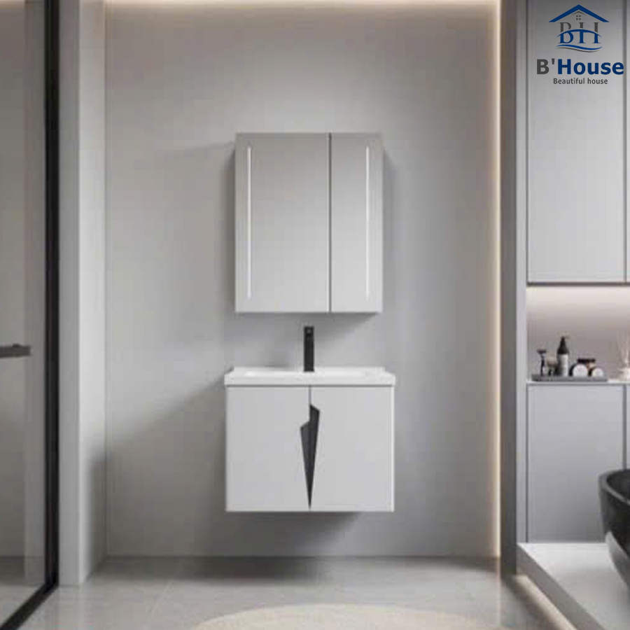 Bộ Tủ Gương Phòng Tắm, Tủ Lavabo Đẹp, Tủ Lavabo Phòng Tắm SUS 285