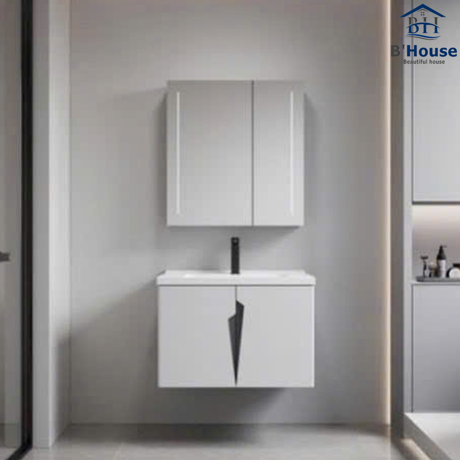 Bộ Tủ Gương Phòng Tắm, Tủ Lavabo Đẹp, Tủ Lavabo Phòng Tắm SUS 285
