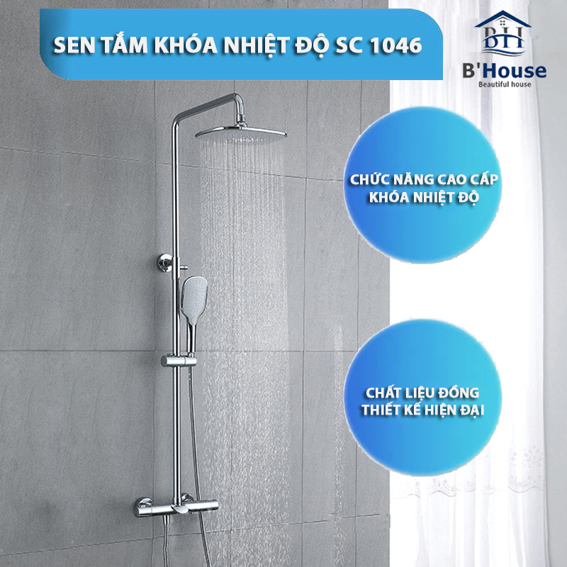 Sen cây tắm đứng cao cấp SC 1046