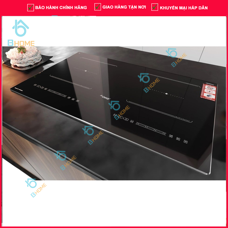 Bếp từ đôi CANZY NTC68HN | Sôi liu diu | Bo viền