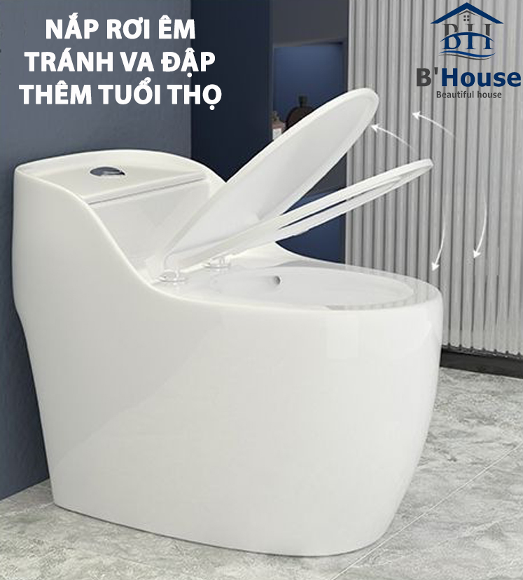 Bồn Cầu Liền Khối Cao Cấp BC 8018