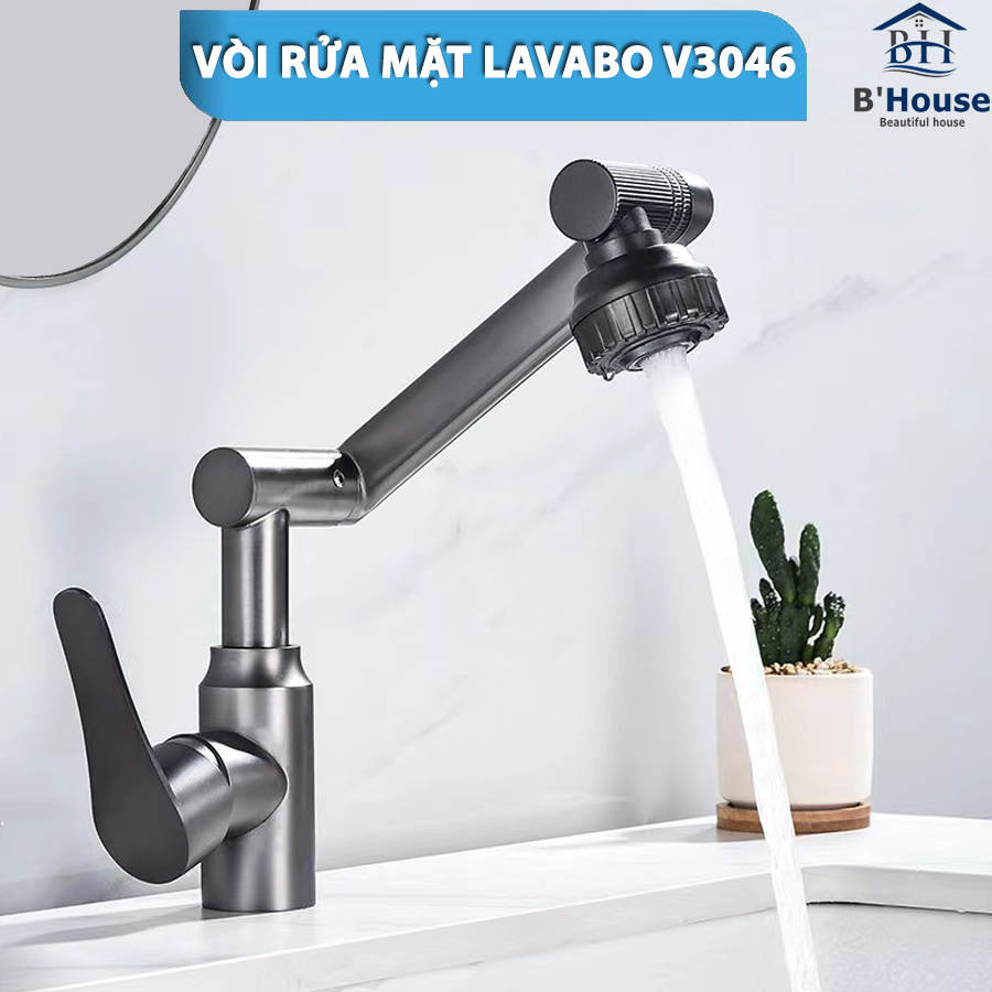 Vòi rửa mặt lavabo V 3046 Vòi nước lavabo, Giá vòi chậu rửa mặt, Vòi nước bồn rửa mặt 