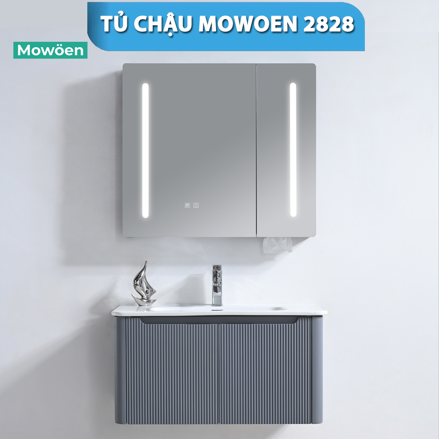 Tủ Gương Phòng Tắm, Tủ Lavabo Đẹp, Tủ Lavabo Phòng Tắm, Tủ Chậu MW2828