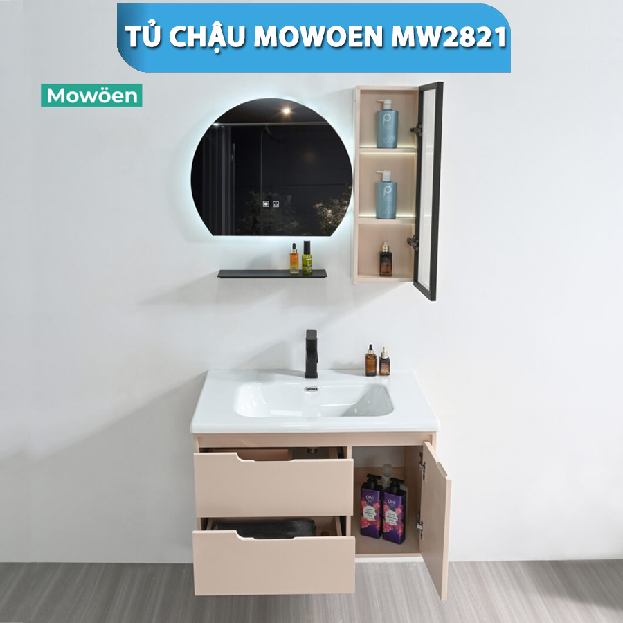 Tủ Gương Phòng Tắm, Tủ Lavabo Đẹp, Tủ Lavabo Phòng Tắm, Tủ Chậu MW2821
