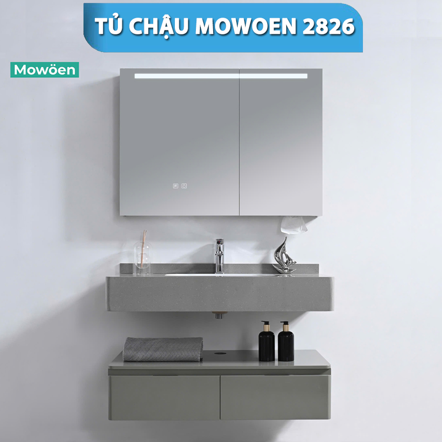 Tủ Gương Phòng Tắm, Tủ Lavabo Đẹp, Tủ Lavabo Phòng Tắm, Tủ Chậu MW2826
