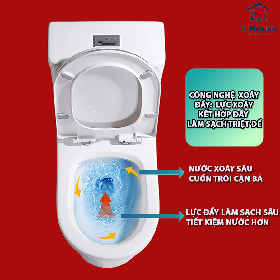 Bồn Cầu Liền Khối BC 801