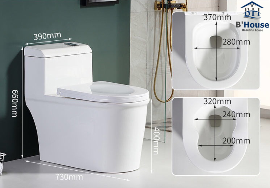 Bồn Cầu Liền Khối BC 8012