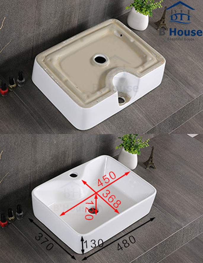 Chậu rửa mặt dương bàn (Lavabo) LV 604