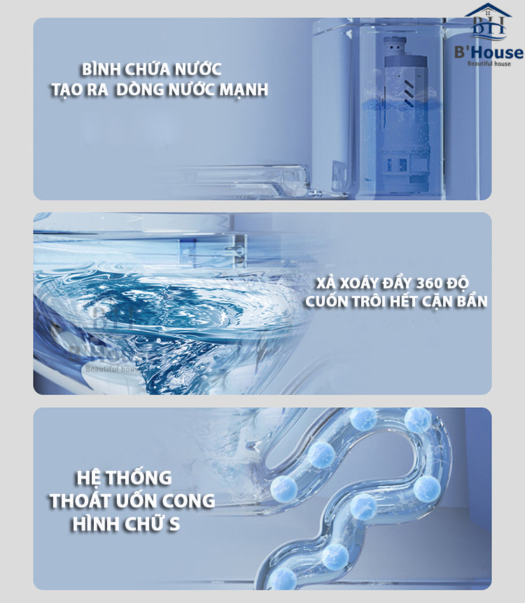 Bồn Cầu Liền Khối BC 807