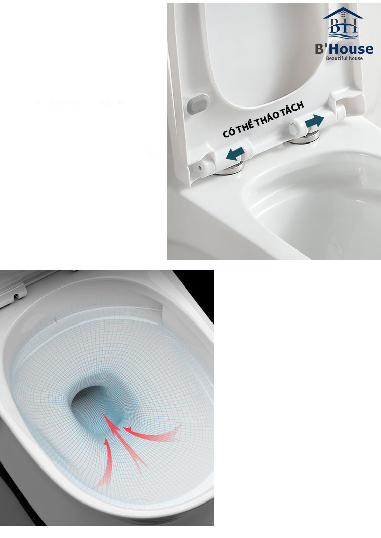 Bồn Cầu Liền Khối BC 8024