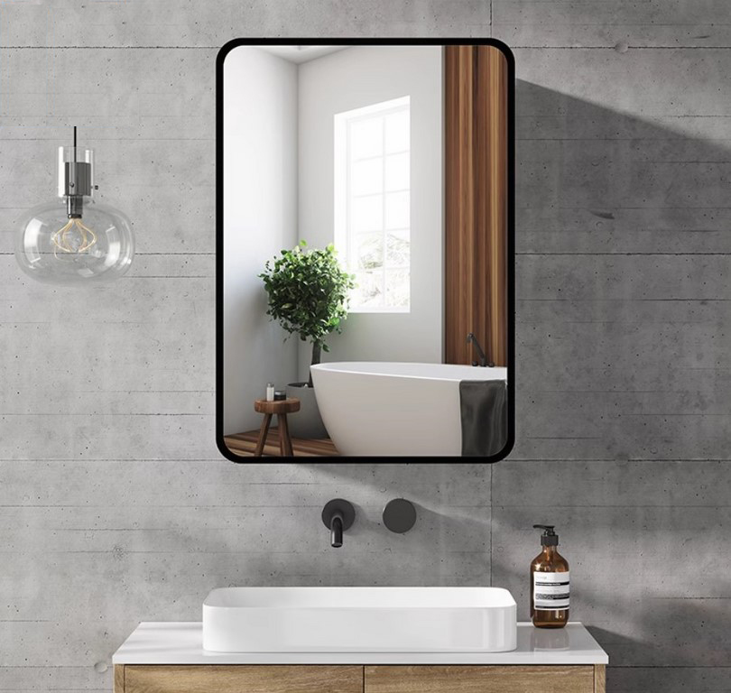 Gương soi Viền đen Chữ Nhật