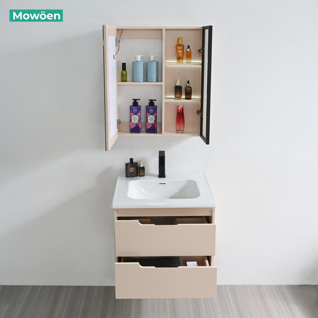 Bộ Tủ Gương Phòng Tắm, Tủ Lavabo Đẹp, Tủ Lavabo Phòng Tắm MW2820