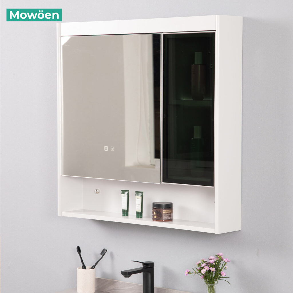 Bộ Tủ Gương Phòng Tắm, Tủ Lavabo Đẹp, Tủ Lavabo Phòng Tắm MW2805