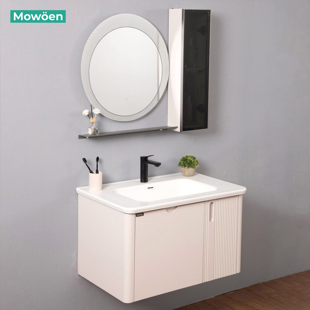 Bộ Tủ Gương Phòng Tắm, Tủ Lavabo Đẹp, Tủ Lavabo Phòng Tắm MW2805