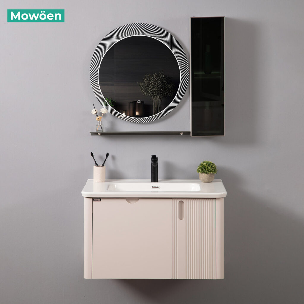 Bộ Tủ Gương Phòng Tắm, Tủ Lavabo Đẹp, Tủ Lavabo Phòng Tắm MW2805