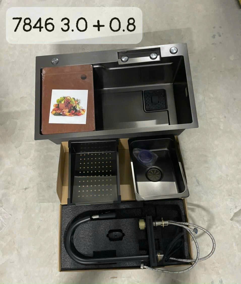 Bộ Chậu rửa bát Thác cao cấp