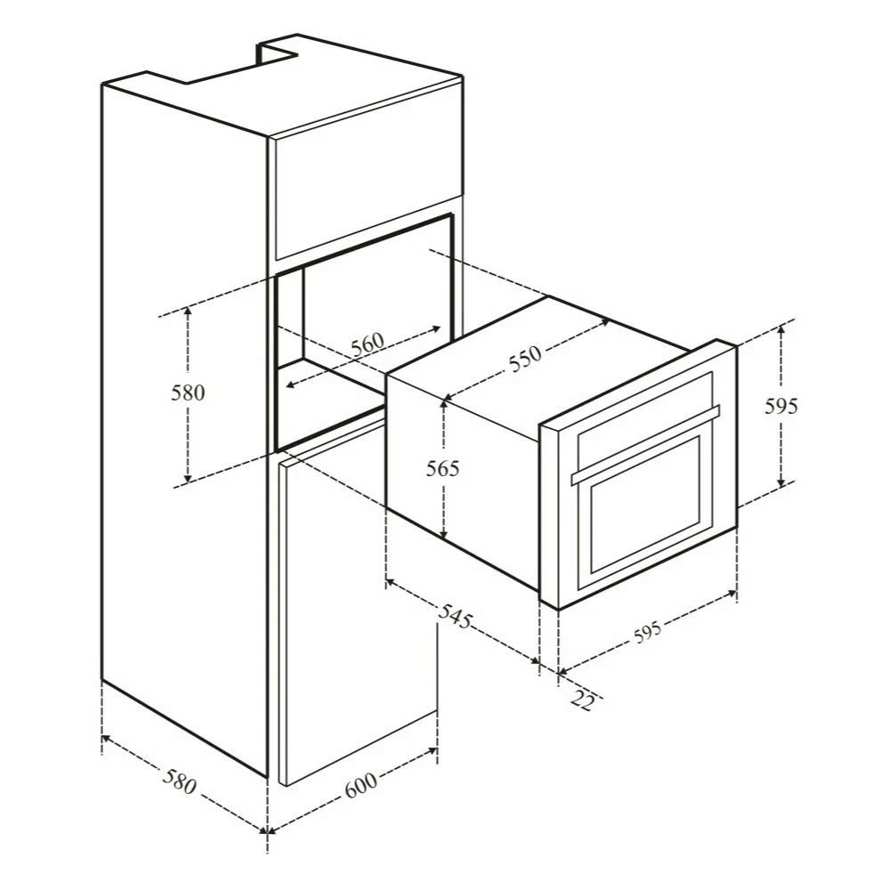 lò nướng Latino LT 36EG, lò nướng âm tủ Latino, lò nướng Latino chính hãng, lò nướng Latino