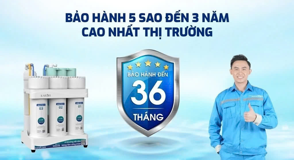 máy lọc nước Karofi KAQ-U05 Pro máy lọc nước để gầm Karofi máy lọc nước 10 lõi Karofi