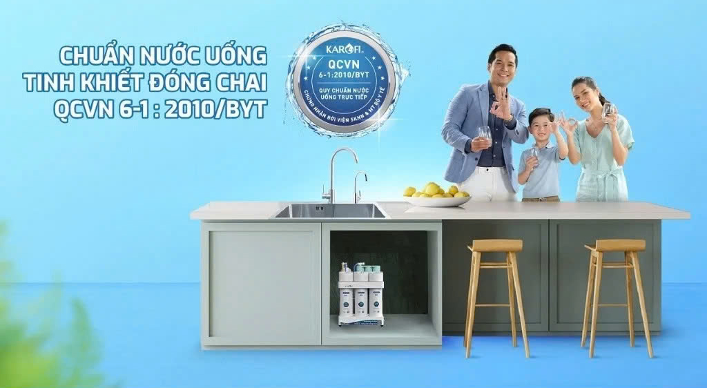 máy lọc nước Karofi KAQ-U05 Pro máy lọc nước để gầm Karofi máy lọc nước 10 lõi Karofi