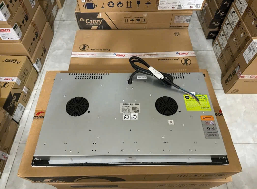 bếp từ đôi cao cấp bếp từ mặt kính Keramik bếp từ Inverter tiết kiệm điện