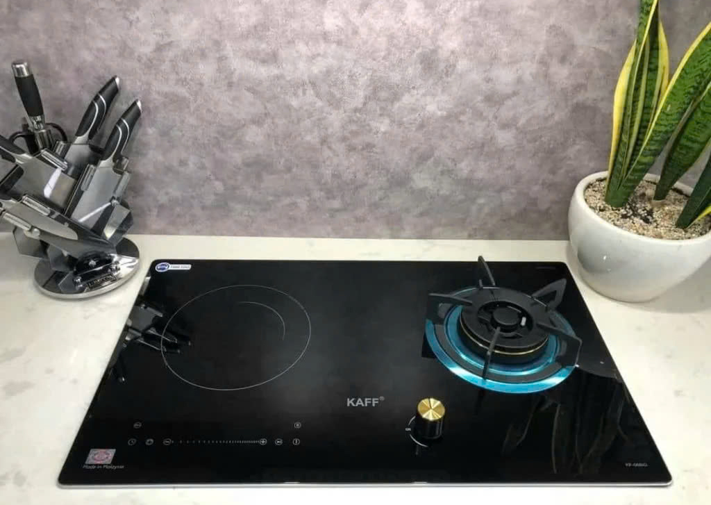 bếp từ kết hợp gas KAFF KF-088IG bếp từ gas KAFF bếp từ kết hợp gas chính hãng bếp từ KAFF giá rẻ