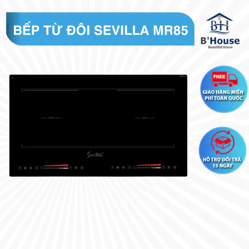 Bếp từ đôi Sevilla MR85 Bếp từ Sevilla MR85 Mua bếp từ đôi Sevilla MR85