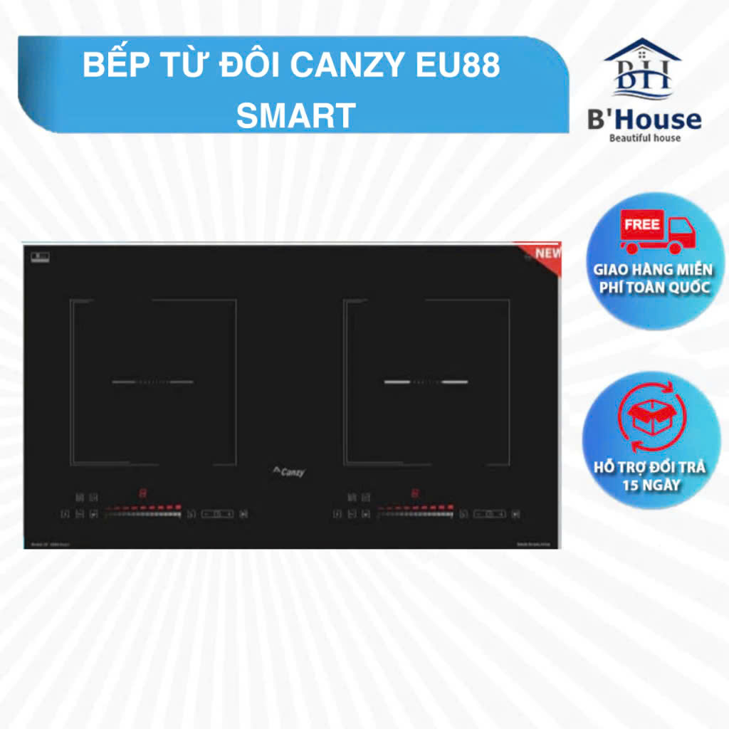 Bếp từ đôi Canzy EU88 Smart Bếp từ Canzy EU88 Smart Mua bếp từ Canzy EU88 Smart