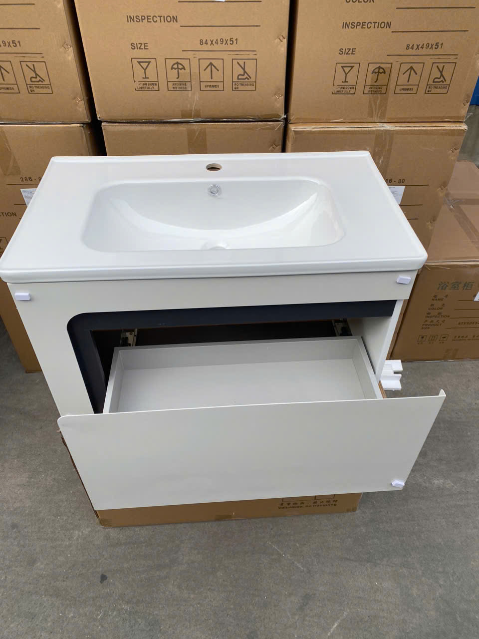 Bộ Tủ Gương Phòng Tắm, Tủ Lavabo Đẹp, Tủ Lavabo Phòng Tắm SUS 910